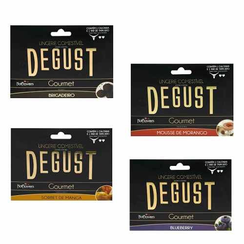 Degust Gourmet Lingerie Comestível - Hot Flowers - Hc555