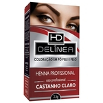 Delinea Profissional Kit Henna Castanho Claro
