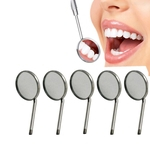 Dental Espelho Ferramenta Dentista Para Inspeção De Dentes Aço Inoxidável Pacote De 5