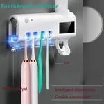 Dental UV Toothbrush Sanitizer Esterilizador Cleaner Titular Armazenamento
