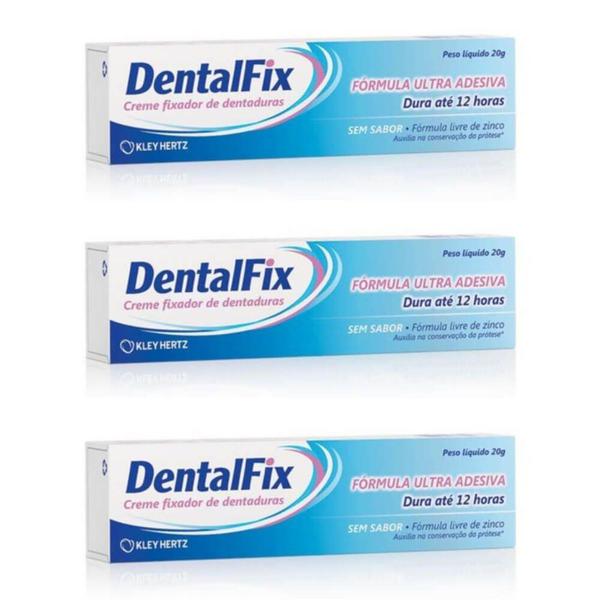 Dentalfix Fixador de Dentadura Tradicional 20g (Kit C/06)