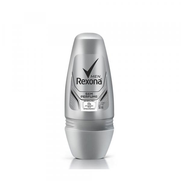 Deo Rexona Roll Men Sem Perfume 50ml - Unilever