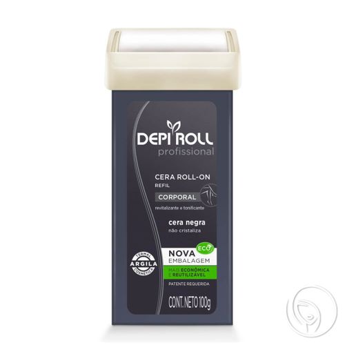 Depi Roll - Cera Refil Depilatória Roll-on Negra - 100g