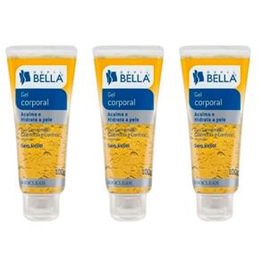Depil Bella Camomila Gel Hidratante 100g - Kit com 03