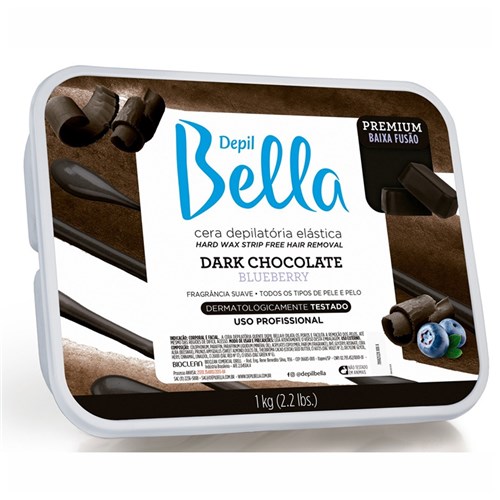 Depil Bella Cera Depilatória Dark Chocolate 1kg