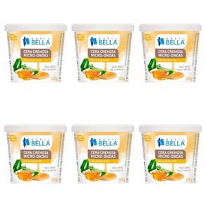 Depil Bella Mel Cera Depilatória Microondas 100g - Kit com 12