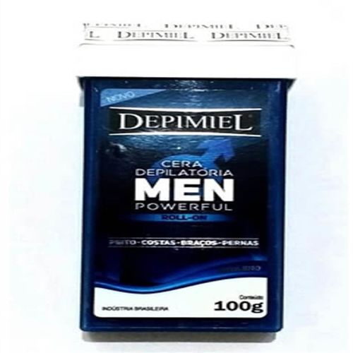 Depilatório Refil Roll On Depimiel 100g Men Power