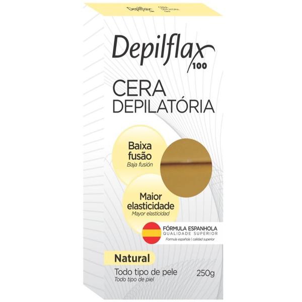 Depilflax Cera Depilatória em Blocos Natural 250g