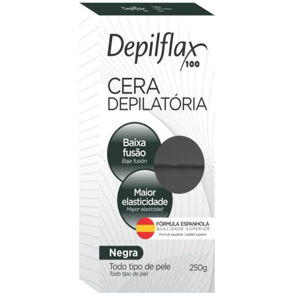 Depilflax Cera Depilatória em Blocos Negra 250g