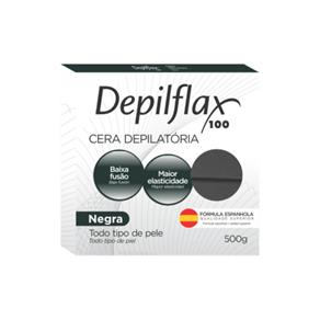 Depilflax Cera Depilatória Quente Negra 500g