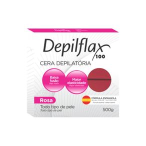 Depilflax Cera Depilatória Quente Rosa 500g