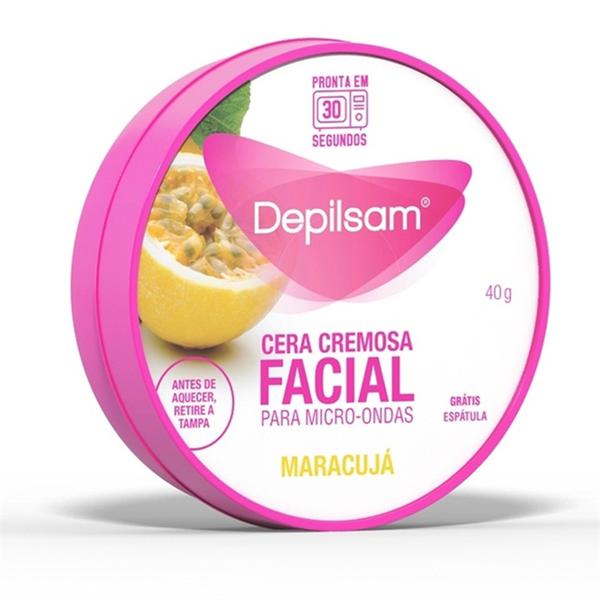 Depilsam Cera Cremosa Facial para Microondas Maracujá - 40g