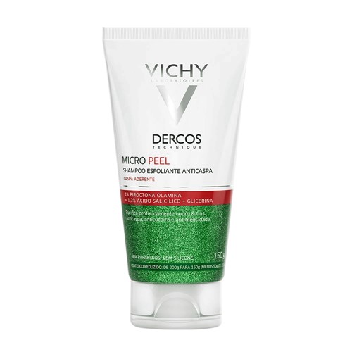 Dercos Micro Peel Vichy Shampoo Esfoliante Anticaspa 150g