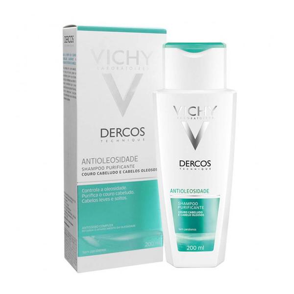Dercos Shampoo Tratamento Antioleosidade Vichy 200 Ml