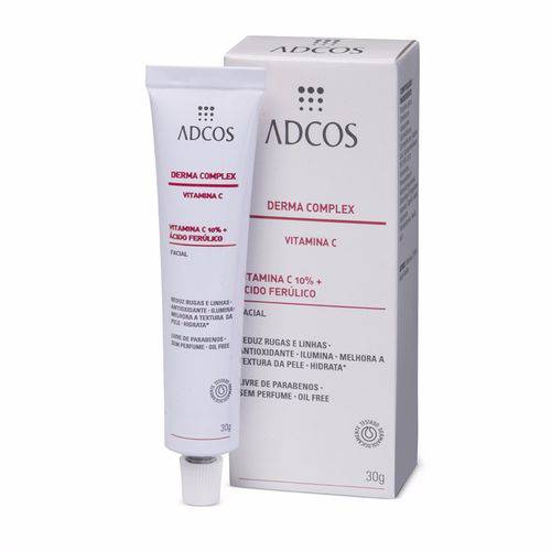 Derma Complex Vitamina C 10 com Ac Ferulico Facial 30g Adcos