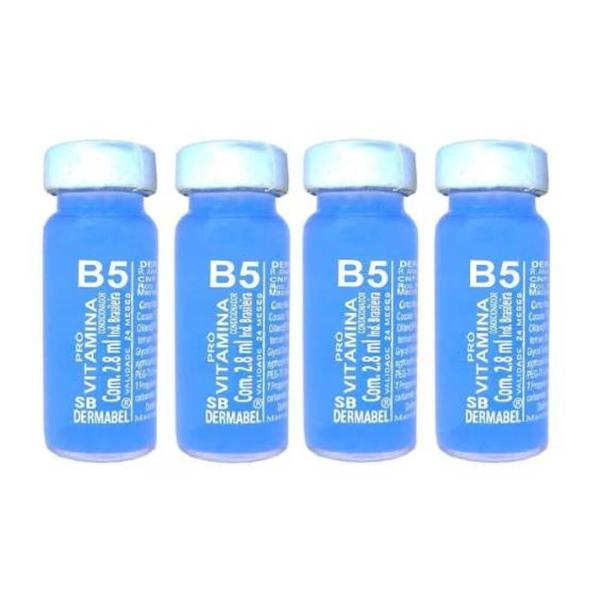 Dermabel Pró B5 Vitamina Capilar 4x2,8ml