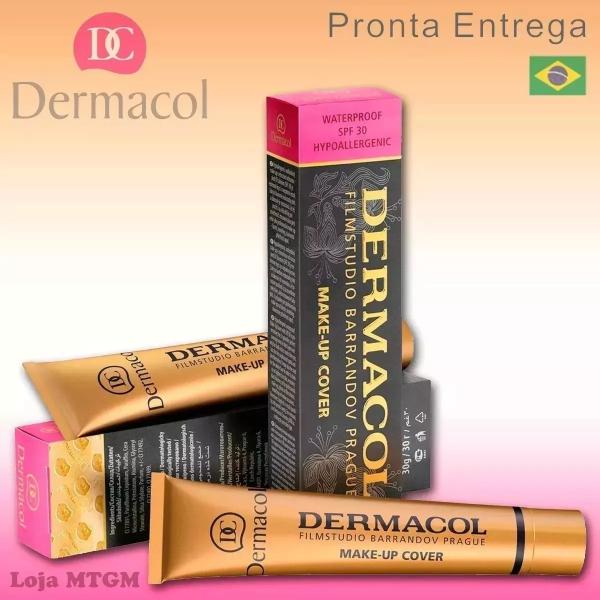 Dermacol 218 Base Make-up Cover Fps 30 a Prova D'agua 30g Original