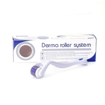 Dermaroller Esfoliador Drs 540 Micro Agulhas de 1,0mm Branco e Azul Regeneração da Pele