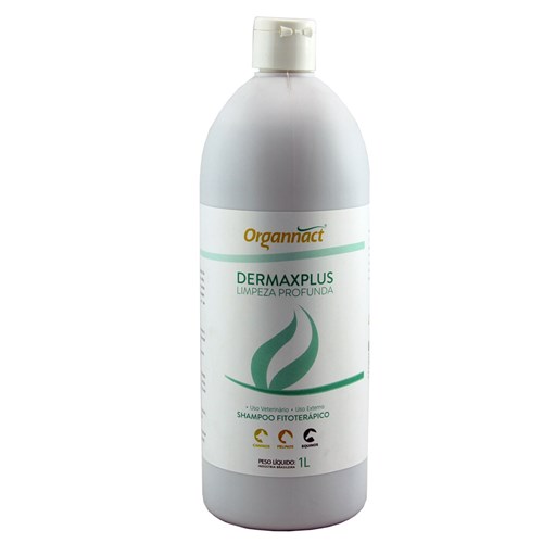 DermaxPlus Shampoo Limpeza Profunda 1 Litro Organnact
