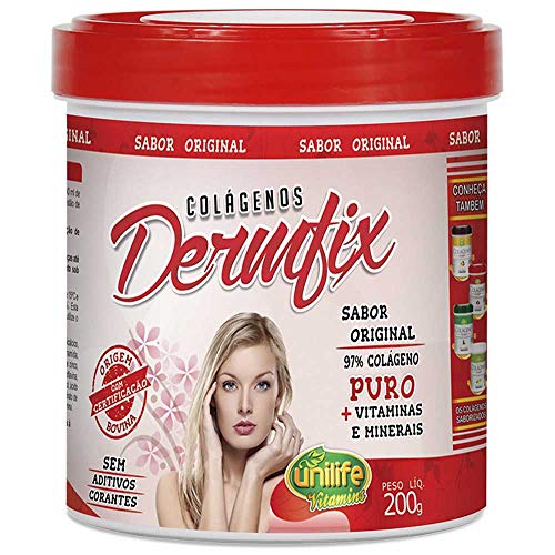 Dermfix Colágeno Hidrolisado + Vitaminas 200g Unilife
