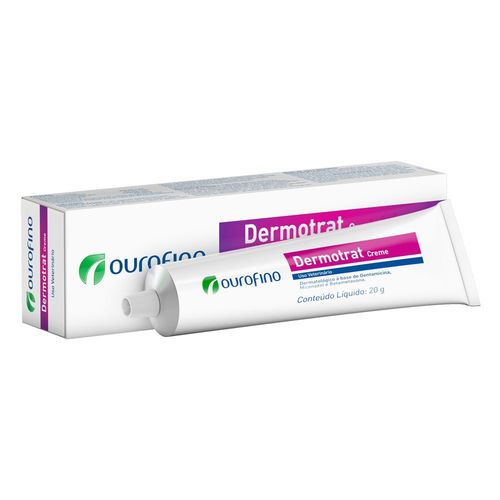 Dermotrat Creme Ourofino 20g - Ação Antibiótica