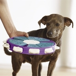 Desbloquear Pull & Cão Tratar Twister Brinquedo Educativo Interactivo Lento Supplies Feeder Toy Formação Pet Game