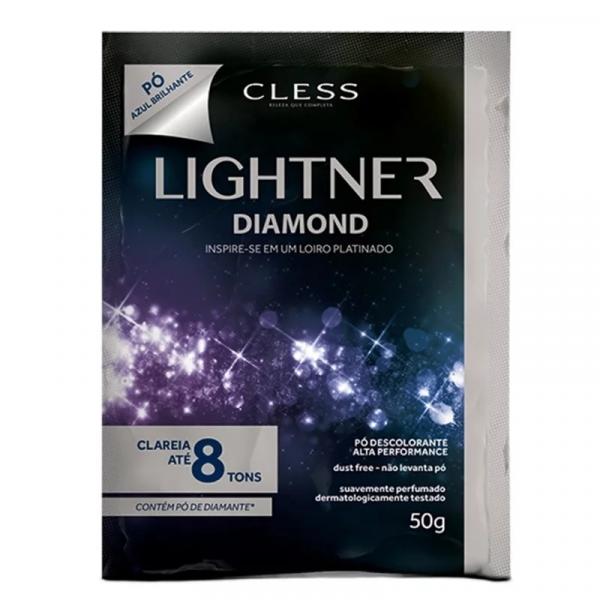 Descolorante em Pó Cless Lightner 50 Gr Diamond