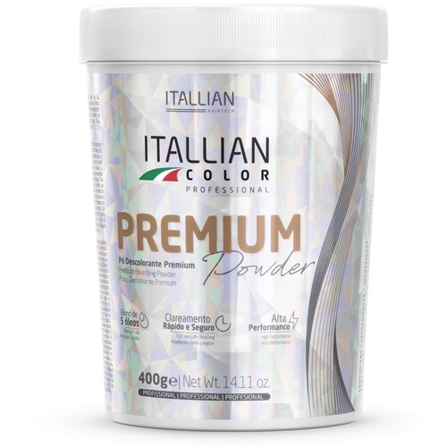 Descolorante Premium Powder (Pó Azul) Itallian Color 400G