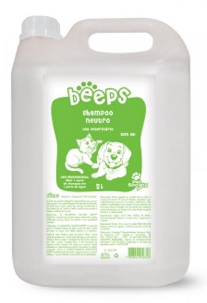 DESCONTINUADO-Shampoo Beeps Pet Society Neutro 5 L - Pet Society
