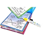 Desenho Água Magic Book Coloring Doodle Livro com Magic Pen Animais bordo da pintura Brinquedos para crianças Educação Desenho Toy