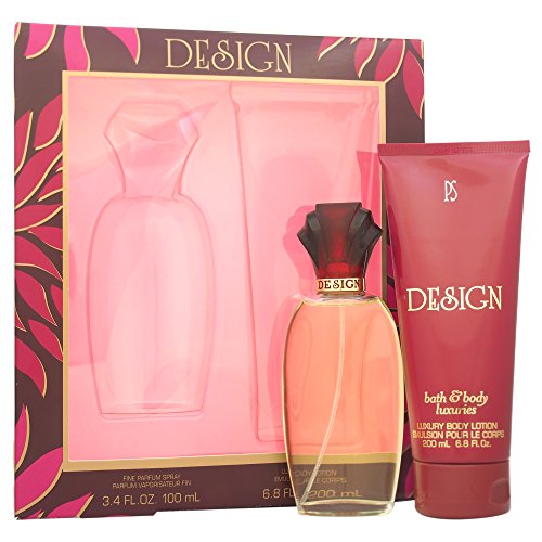 Design By Paul Sebastian For Women - 2 Pc Gift Set 3.4oz Fine Parfum Spray, 6.8oz Luxury Body Lotion