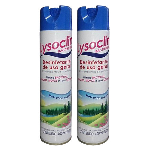 Desinfetante Bacterecida Anti Mofo Odores Uso Geral Lysoclin 400ml 2un
