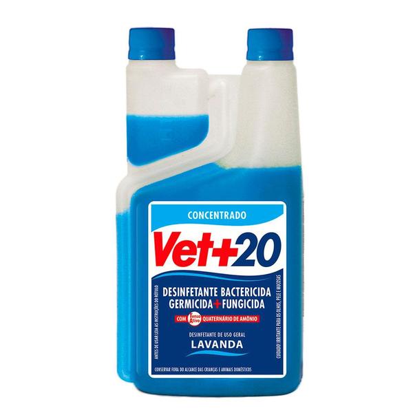 Desinfetante Bactericida Concentrado Vet+20 Lavanda 500ml