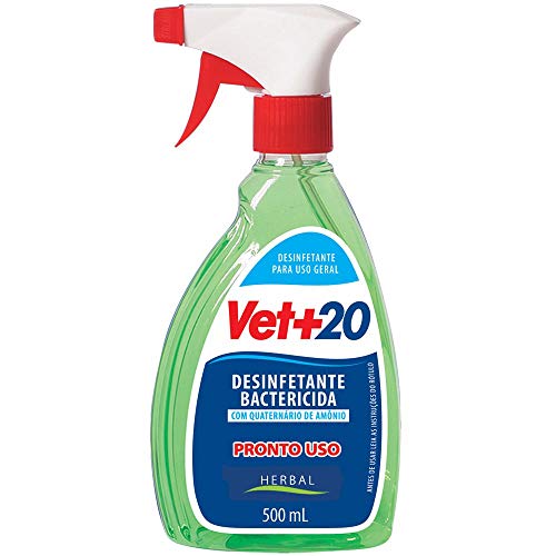 Desinfetante Bactericida Vet + 20 Pronto Uso Spray 500ml