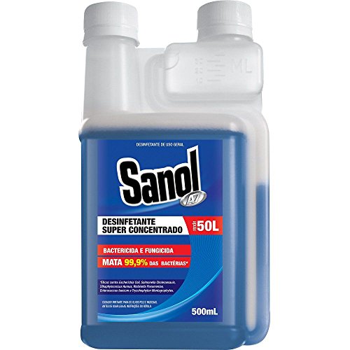 Desinfetante Higienizador Bactericida e Fungicida Sanol Super Concentrado 500ml