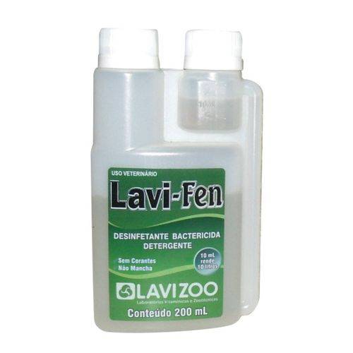 Desinfetante Lavi-fen 200 Ml Lavizoo