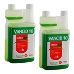 Desinfetante Vancid 10 Herbal Vansil 1 Litro - 2 unidades