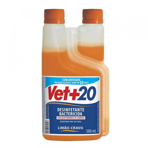 Desinfetante Vet+20 Bactericida - Limão e Cravo