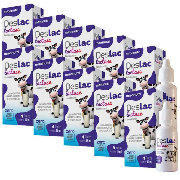 Deslac Lactase - 10x 15 Ml - Maxinutri