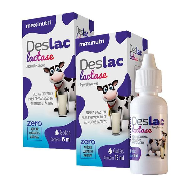 Deslac Lactase - 2x 15 Ml - Maxinutri