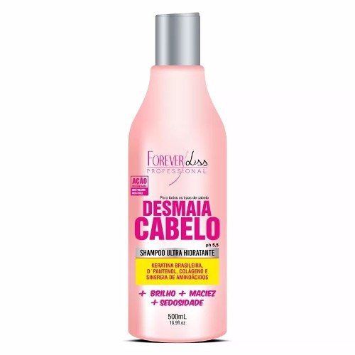 Desmaia Cabelo Forever Liss Shampoo 500ml