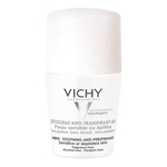 Desodorante 48h Vichy - Desodorante Roll-on Para Peles Muito Sensíveis Ou Depiladas 50ml