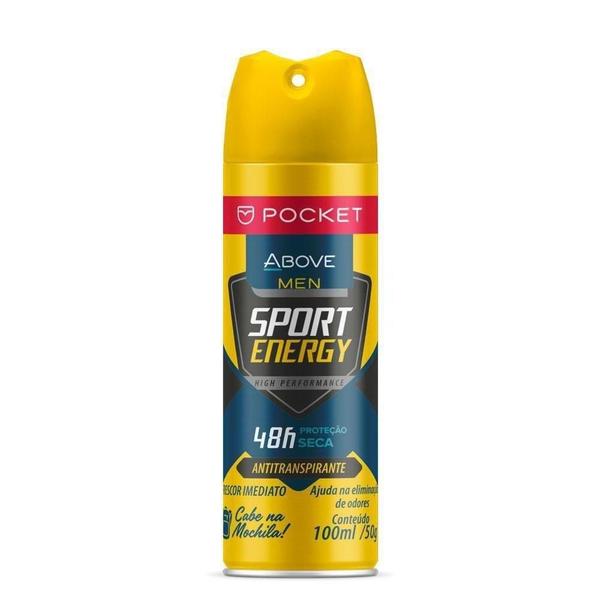 Desodorante Above Aerosol Men Sport Energy 100ml/50g