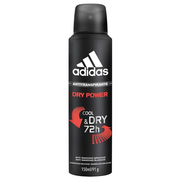 Desodorante Adidas Aerosol Dry Power Cool Dry - 150ml