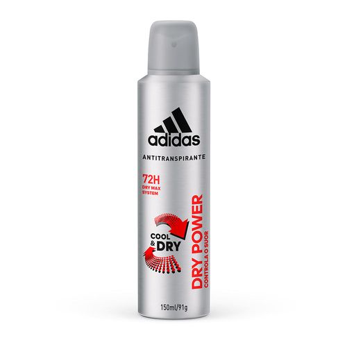Desodorante Adidas Aerosol Masculino Dry Power 150ml