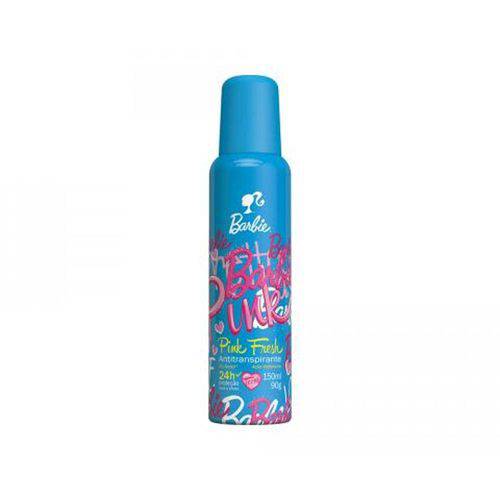 Desodorante Aero Barbie Pink Fresh 150ml Antitranspirante