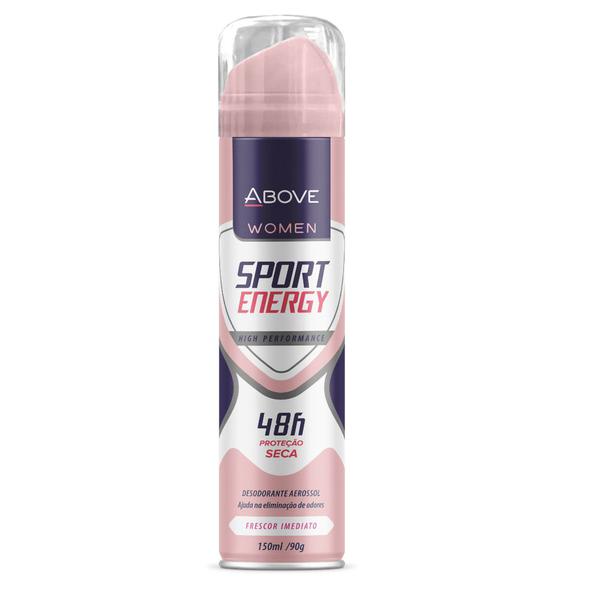 Desodorante Aerosol Above Sport Energy Women - 150ml