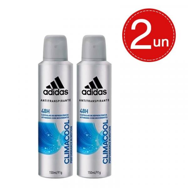 Desodorante Aerosol Adidas Climacool Masculino 150ml Leve 2 Pague 8,90 em Cada