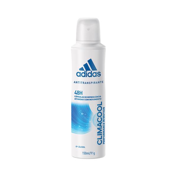 Desodorante Aerosol Adidas Feminino 48h - Climacool 150ml - Adidas/playboy