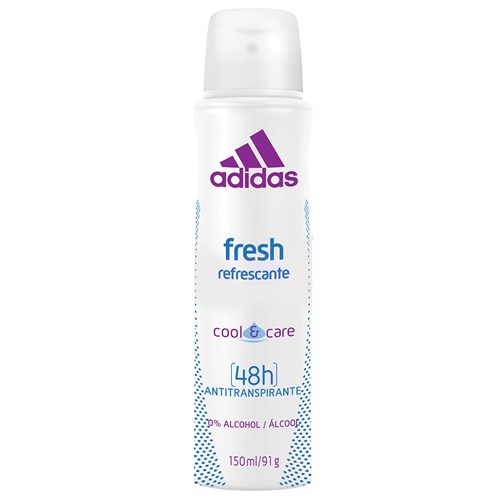 Desodorante Aerosol Adidas Fresh Feminino 150Ml/91G